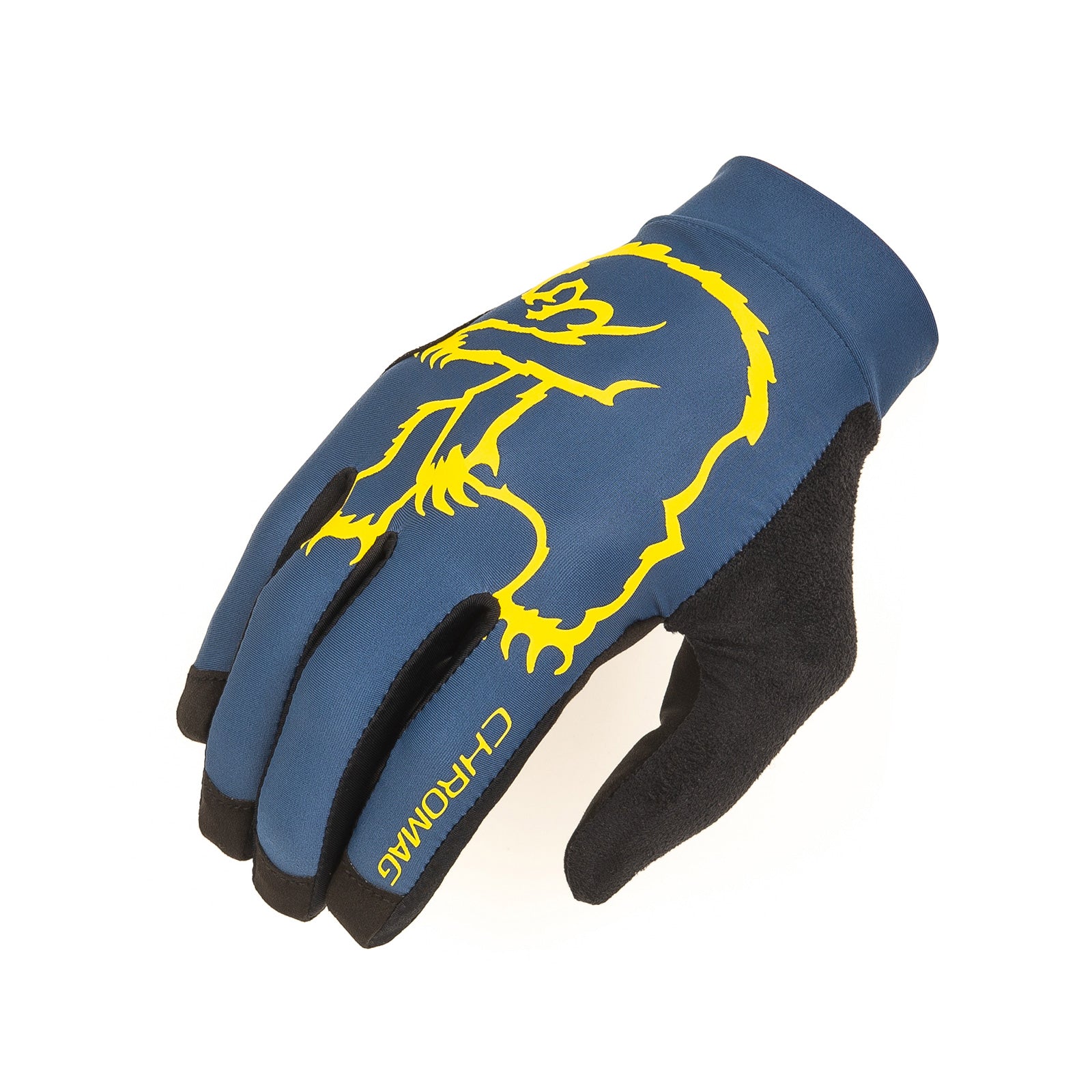 Blue mountain bike gloves sale