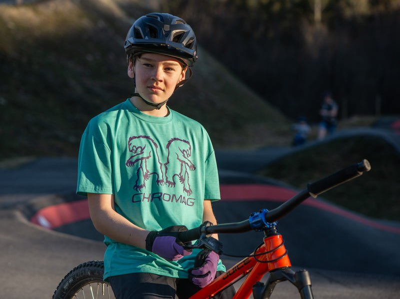 Seek Kid's Chromag Bikes Seek Kids Tech Tee Chromag Mountain Bike Clothes