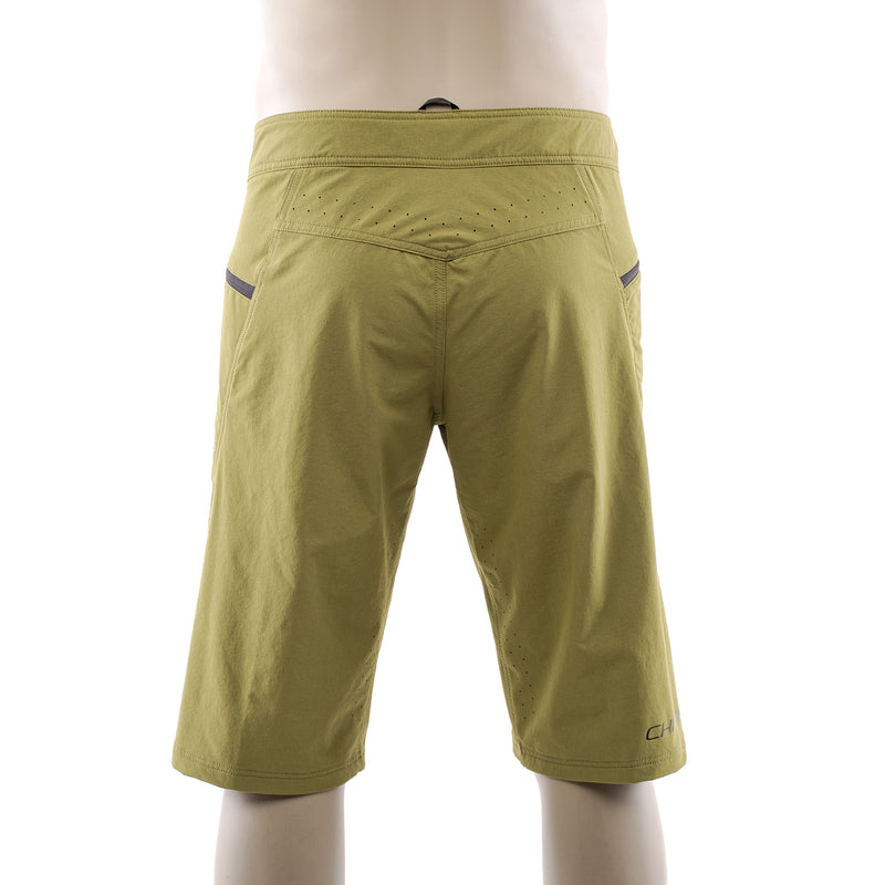 Feint Mens Olive Green Mountain Biking Shorts Chromag Mtb Clothing Bike Shorts